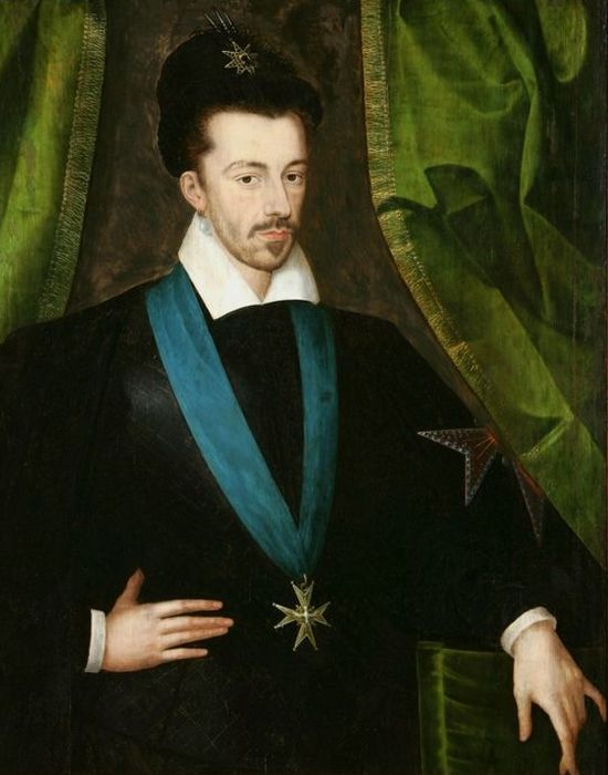 Генрих III Валуа. Портрет 1578 года. 