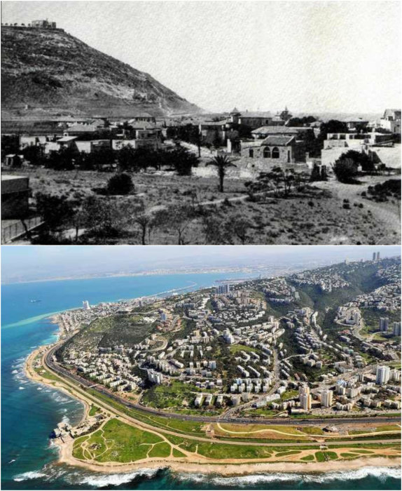 Хайфа — третий по величине город Израиля и второй по величине морской порт, лежит на склонах горы Кармель.